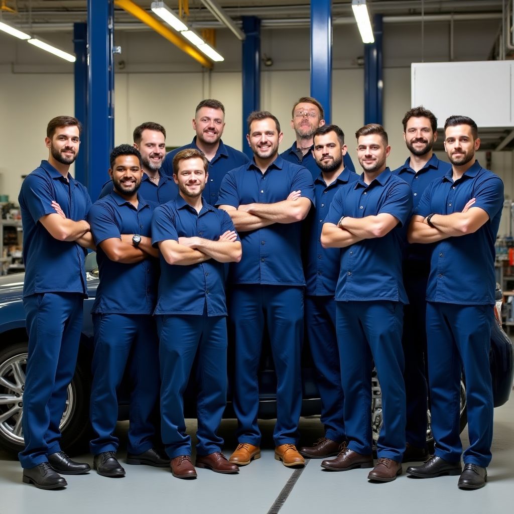 Equipo de técnicos de WEST PARK trabajando